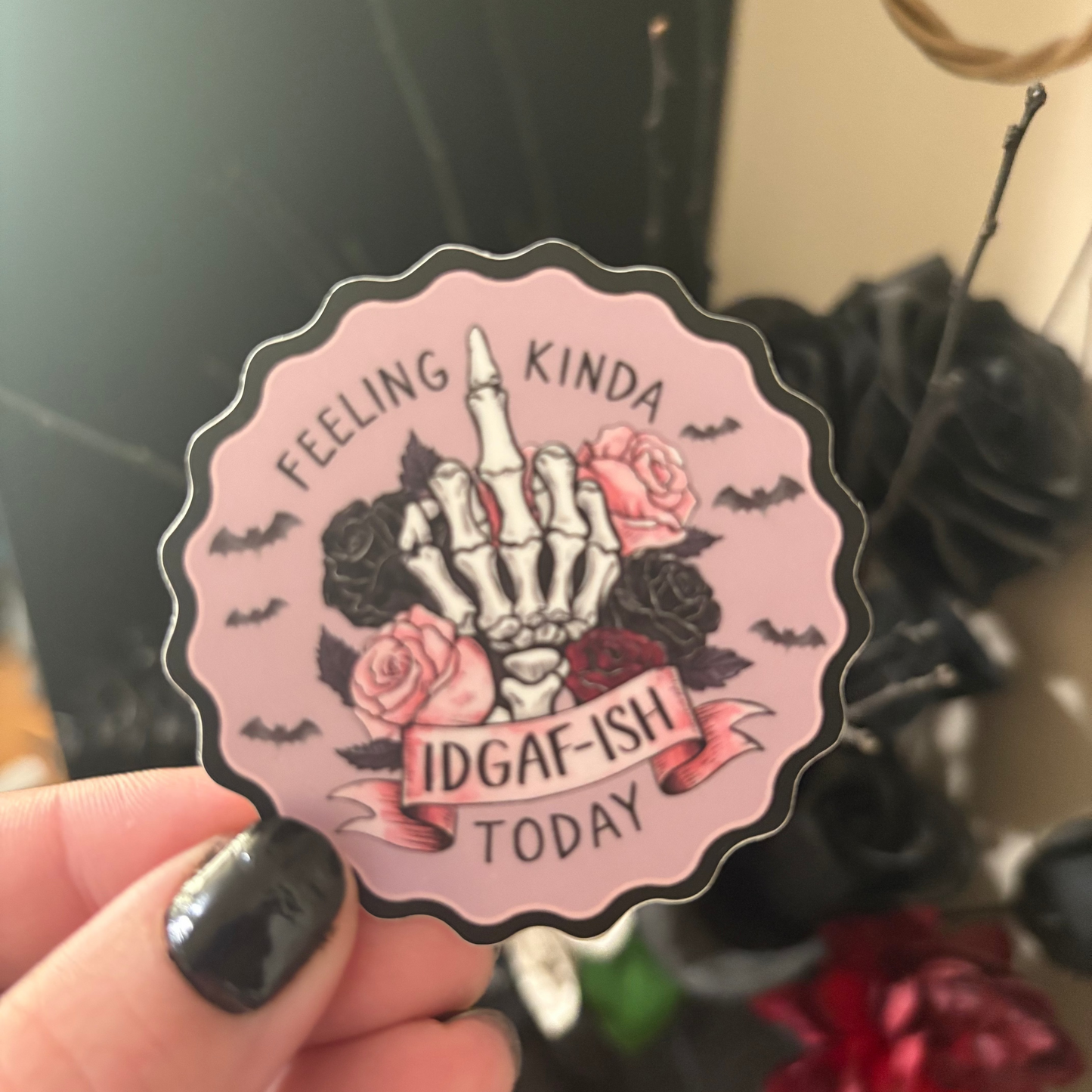 Vinyl Sticker: IDGAF-ISH