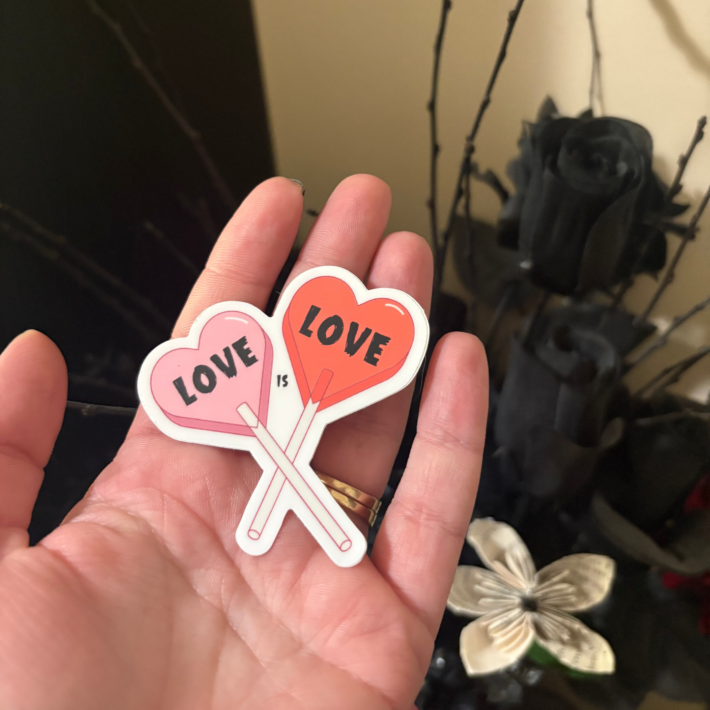 Vinyl Sticker: Love is Love