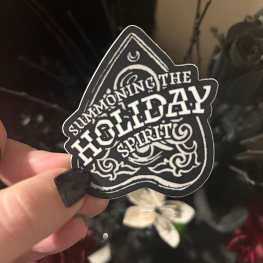 Vinyl Sticker: Summoning The Holiday Spirit