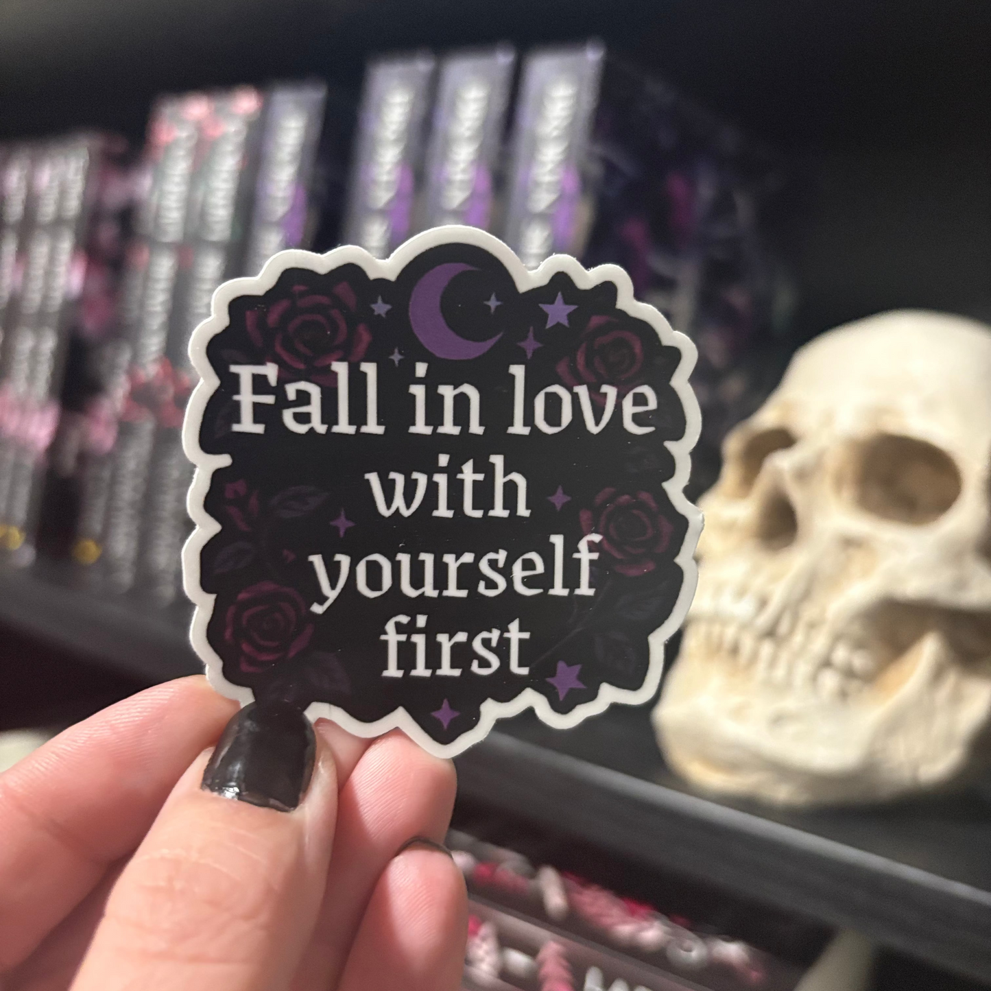Vinyl Sticker: Fall In Love With Yourself First