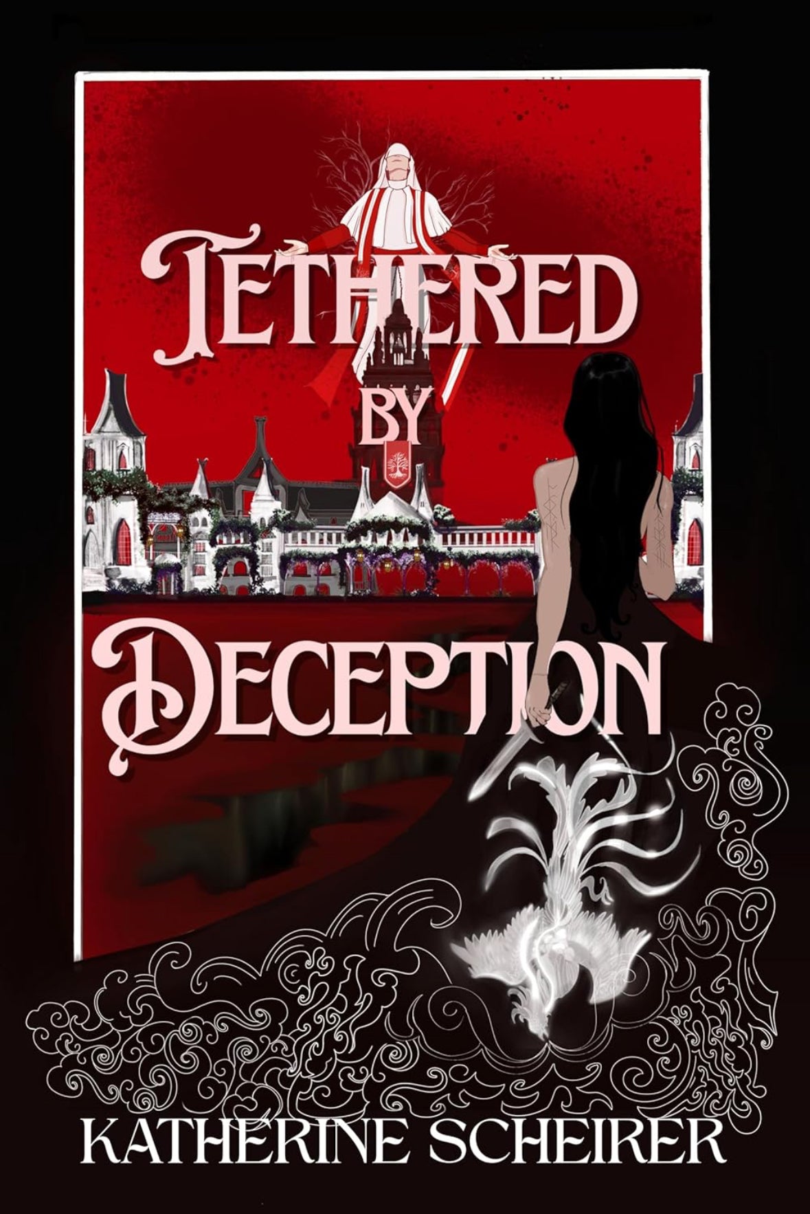 Signed Tethered by Deception (The Cursed Runes Series Book 2)- Katherine Scheirer